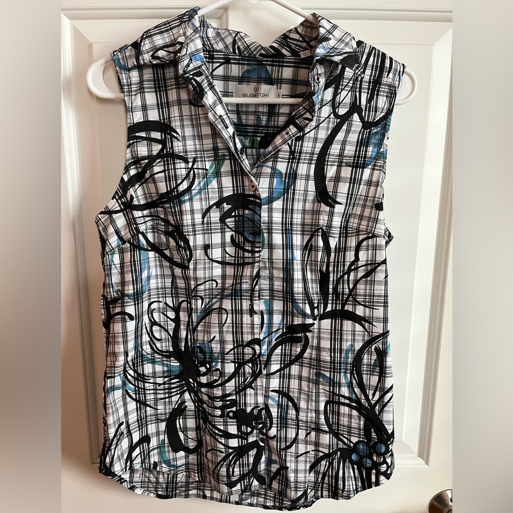 Bugatchi Woman Sleeveless Top size Large.
